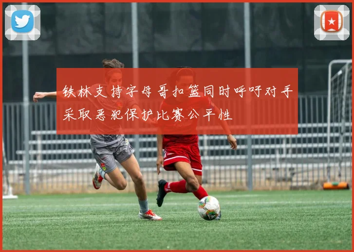 铁林支持字母哥扣篮同时呼吁对手采取恶犯保护比赛公平性